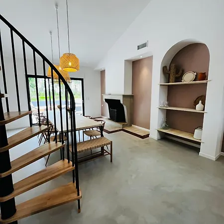 בית נופש La Casa M-maison Ideale Pour Groupes Familles Amis 12 Personnes Au Calme Avec Piscine *