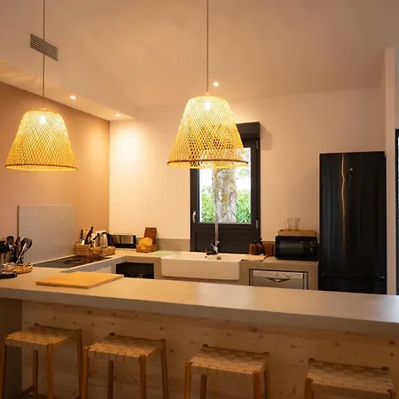 La Casa M-maison Ideale Pour Groupes Familles Amis 12 Personnes Au Calme Avec Piscine Sainte-Helene (Gironde)